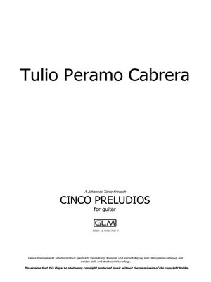 cover image of Cinco preludios